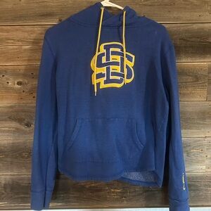 Blue and Yellow SDSU Hoodie